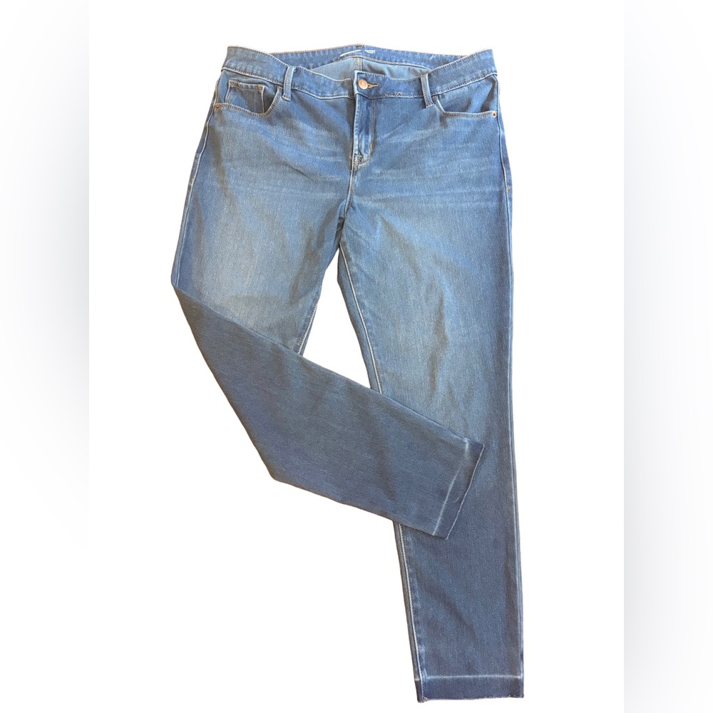 Women’s Old Navy Rockstar Super Skinny 24/7 Medium Wash Jeans, Size 14
